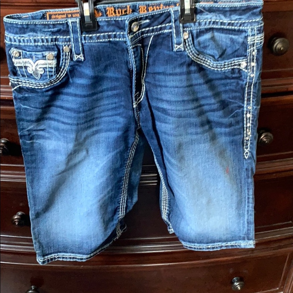 Rock Revival Bermuda Shorts